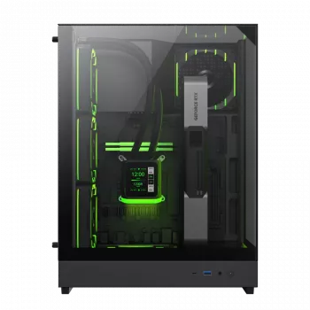 Caja Gamemax | T20 BK | negra | M-ATX | fuente de alimentación no incluida