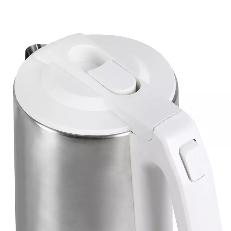 Jata JEHA1723 hervidor eléctrico, 2 l, 1500 W, acero inoxidable, blanco
