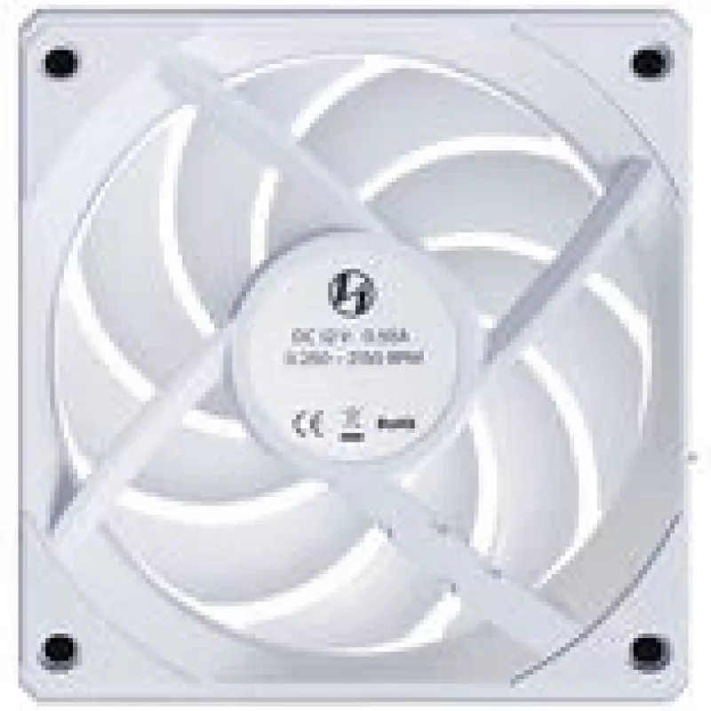 Ventilador para PC inalámbrico inverso de 120mm Lian Li UNI FAN CL, blanco, modelo 12RCL1W3W
