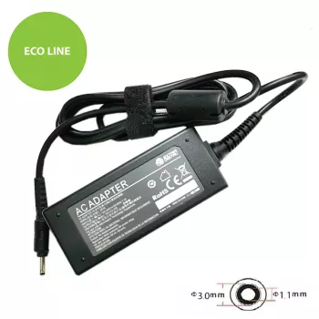 Fuente de alimentación para portátil Acer 45W: 19V, 2,37A