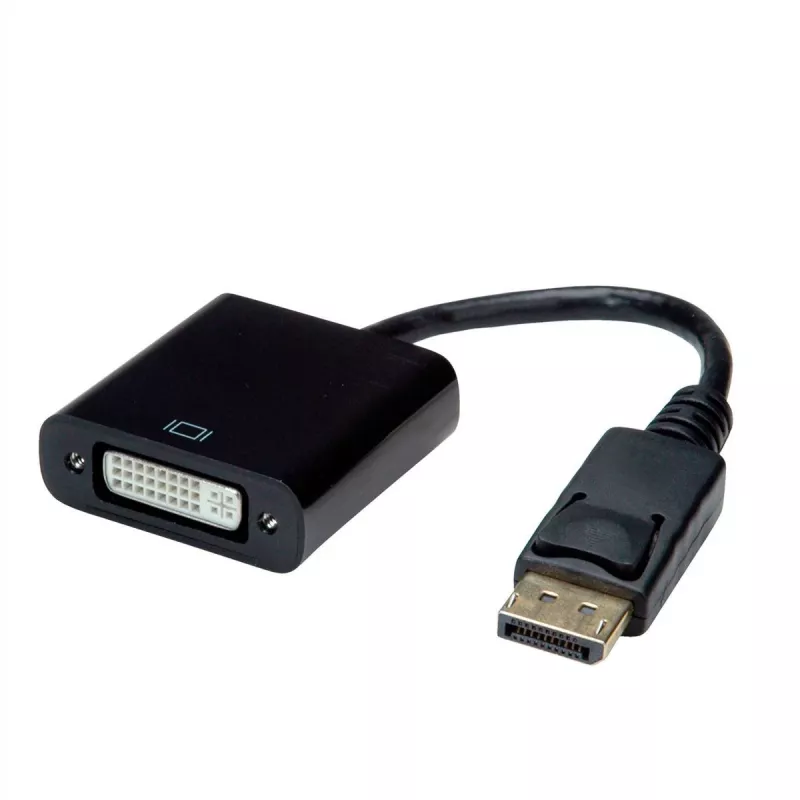 Value 12.99.3137 adaptador de cable de vídeo 0,15 m DisplayPort DVI-D negro (12.99.3137)