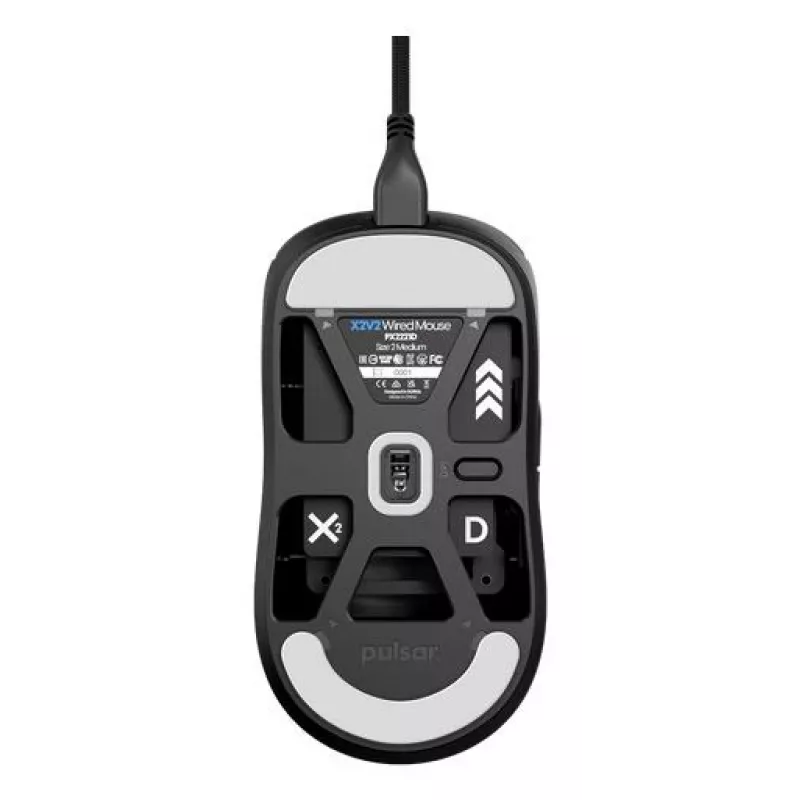 Ratón USB óptico X2/MEDIUM negro PX2221D Pulsar