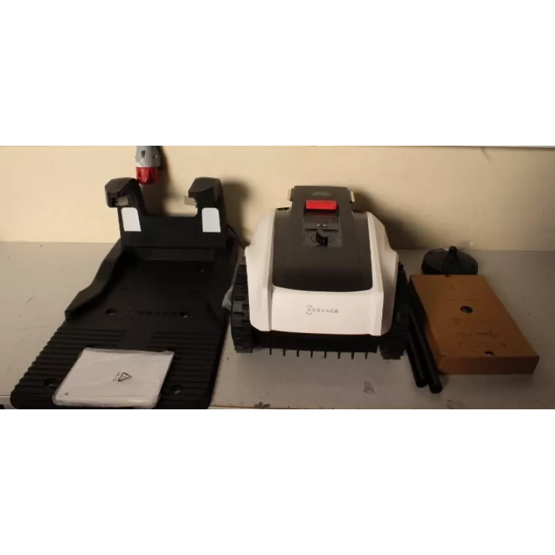 SALE OUT. Ecovacs GOAT O800 RTK robot cortacésped, hasta 800 m², navegación RTK ampliada con LiDAR, SmartEdge, Blanco | Ecovacs | Cortacésped GOAT O800 RTK | SIN EMBALAJE, MANCHAS BLANCAS EN LA RUEDA
