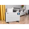 Convector eléctrico NOVEEN CH8000 — 2000 W, 3 niveles de potencia, temporizador, mando a distancia, blanco