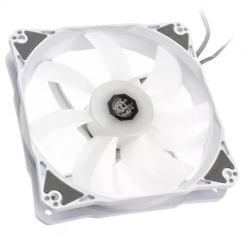Ventilador ARGB 120mm BitsPower Notos — blanco, modelo BPTA-FX1812NTWH-1