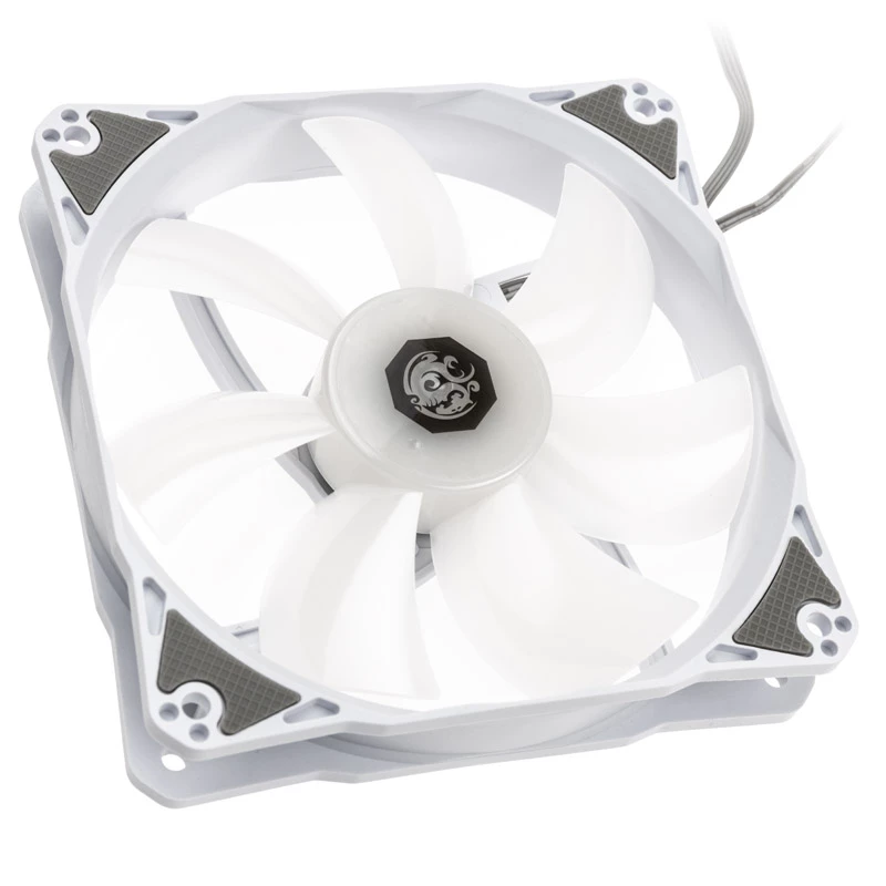 Ventilador ARGB 120mm BitsPower Notos — blanco, modelo BPTA-FX1812NTWH-1