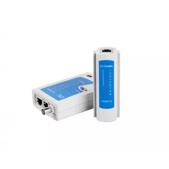 Comprobador de cables de red Lanberg NT-0401 comprobador de cables UTP/STP azul, blanco
