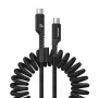 Cable de carga rápida USB-C a USB-C Baseus Fish-Eye 1 m 100 W negro