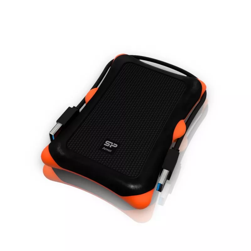 SILICON POWER Armor A30 - disco duro - 2TB - externo (portátil) - 2.5 (6,4 cm) - USB3.0 - negro (SP020TBPHDA30S3K)