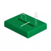 Protoboard DELOCK 18321 — placa de inserción sin soldadura, plástico, 36×46×10 mm, verde
