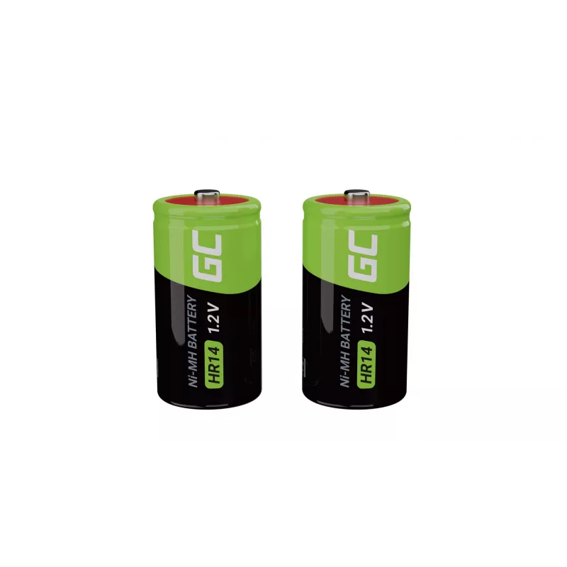 4x Batería Ni-MH HR14 - Recargable - 1,2V - 4000mAh