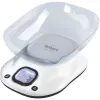 Báscula de cocina LAMART LT7073 — control táctil, gran LCD, bol extraíble, selección de unidades (g/ml/lb:oz), pila AAA