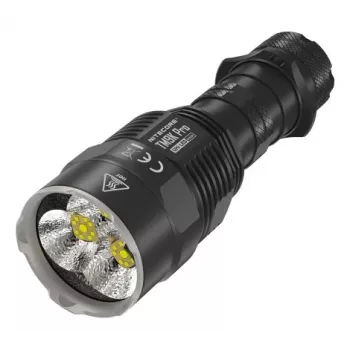Linterna de mano Nitecore TM9K PRO – 9900 lm, recargable por USB, IP68, 133 mm, 227 g, Aluminio, Negro