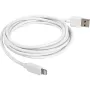 Cable adaptador USB 2.0, conector macho USB-A > conector macho Lightning (blanco, 2,0 metros)