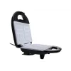 Sandwichera Camry Premium CR 3018 700 W negra, plateada