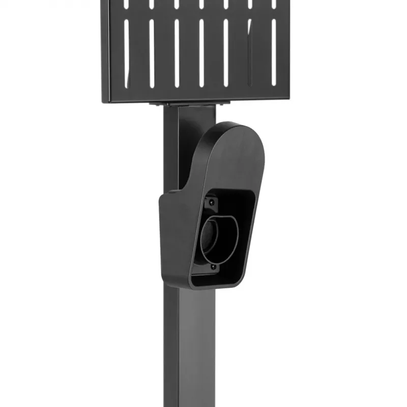 Soporte de exterior para cargadores de coche eléctrico e híbrido enchufable Maclean, acero, 15 kg máx., MCE456
