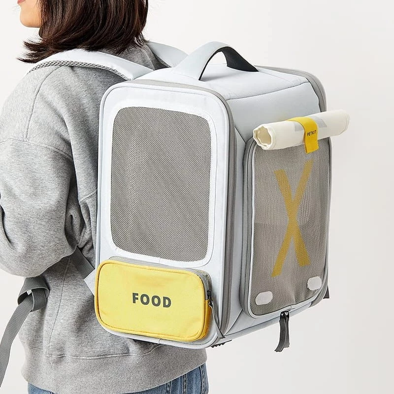 Mochila para gatos PETKIT Breezy xZone - Gris
