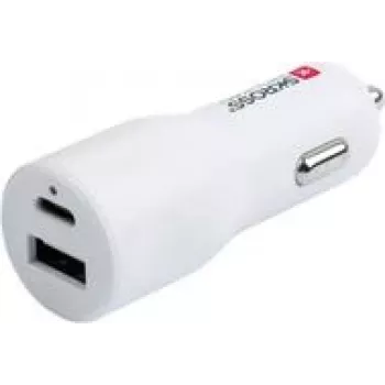 SKROSS Cargador dual para coche 20W PD Blanco (SKCHCA0120WPDCN)