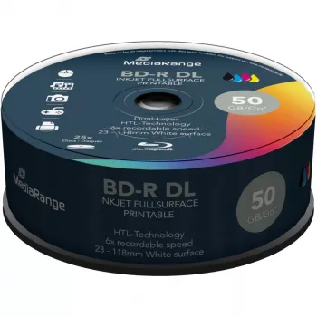 BD-R DL MediaRange MR510 50 GB 25 uds.