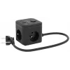 Regleta de enchufes Kerg SMART – 3 tomas AC tipo F con 3 USB (2×A + 1×C), cable 1,5 m, 16 A 230 V, negro