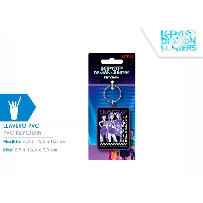 Llavero PVC K-POP Demon Hunters Huntrix