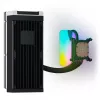 Kit de refrigeración líquida para procesador HYTE THICC Q60 12 cm negro, blanco 2 uds.