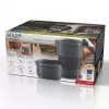 Hervidor de agua eléctrico Adler AD 1377G, capacidad 0,6 L, 600 W, gris, plástico/silicona/acero inoxidable