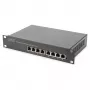Switch Gigabit Ethernet PoE DIGITUS 8 puertos PoE+ rack 10 pulgadas, presupuesto PoE de hasta 80 W