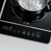 Severin DK 1031 placa de cocina negra de sobremesa placa de inducción por zonas 2 zonas de cocción