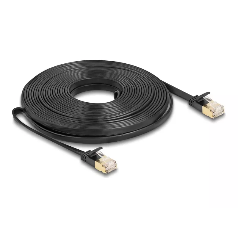 Cable de red DeLOCK RJ45 Cat.6A conector macho a conector macho U/FTP 10 m negro