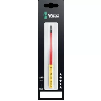 Juego de destornilladores Wera Kraftform Kompakt VDE 60 iS aislado 50 mm — set de precisión con aislamiento eléctrico