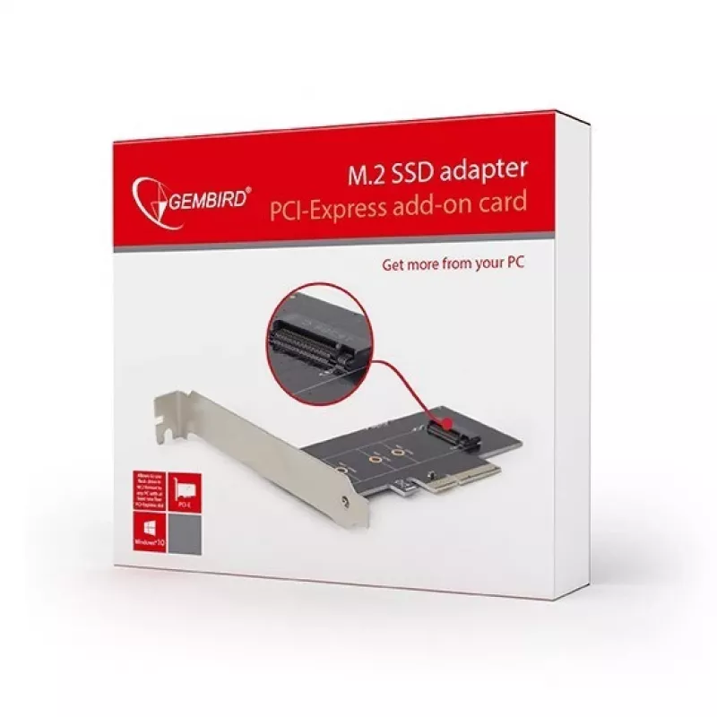 Gembird PEX-M2-01 Tarjetas/adaptadores de interfaz internos M.2, PCIe