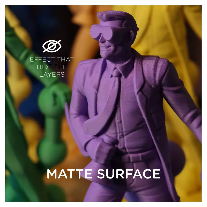 Filamento Polmask PLA 1,75 mm, gris fósil, bobina de 1 kg