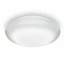 Lámpara de techo Steinel DL Vario Quattro PRO S — lámpara LED redonda 14 W, blanca, 310×69 mm, detector de movimiento integrado