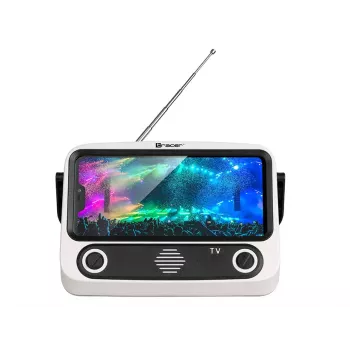 Soporte móvil TRACER T-MLX48046 con altavoz Bluetooth, soporte ajustable para teléfono/tableta