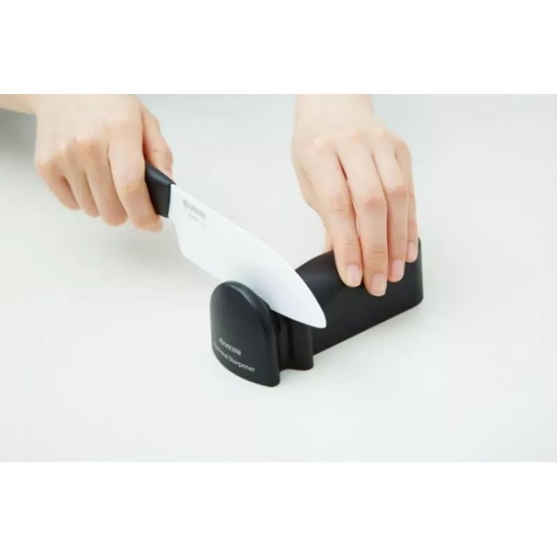 Kyocera RSD-01 BK Afilador de cuchillos de diamante (para cuchillos de cerámica y acero), negro