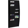 Panel organizador de pared Paperflow V 50F A4V2X25.01 para documentos A4, negro