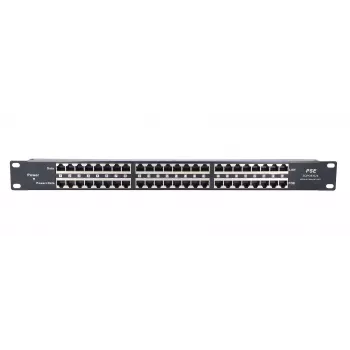 Inyector PoE Extralink 24 puertos 24x 100Mb/s RJ45, rack