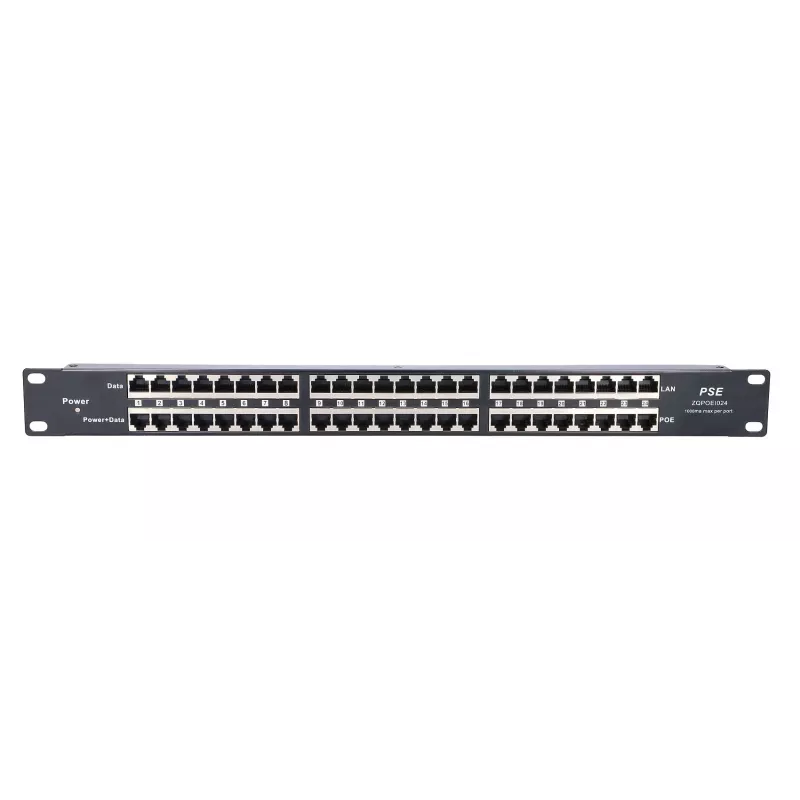 Inyector PoE Extralink 24 puertos 24x 100Mb/s RJ45, rack