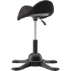 Silla ergonómica de equilibrio up up Toronto tejido negro con pistón de gas más largo