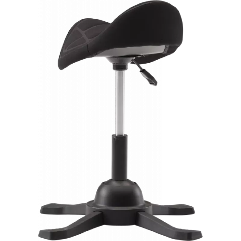 Silla ergonómica de equilibrio up up Toronto tejido negro con pistón de gas más largo