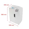HSM shredstar X15 1030121 destructora de papel, corte en partículas 4x37 mm, P-4, 15 hojas, ancho de entrada 230 mm, cubeta de 26 l, CD/tarjetas de crédito