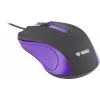 Ratón USB con cable, 3 botones, superficie engomada