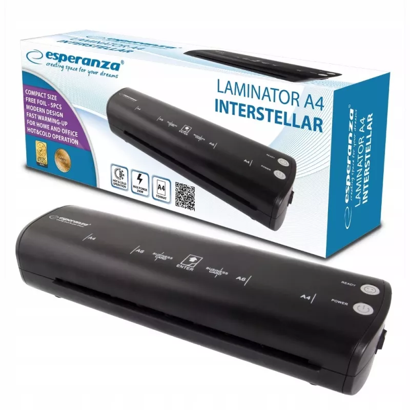 Plastificadora Esperanza EFL004 negra
