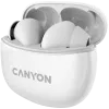 Canyon TWS-5 Auriculares Bluetooth, con micrófono, BT V5.3 JL 6983D4, respuesta de frecuencia: 20Hz-20kHz, batería auriculares 40mAh*2 + estuche de carga 500mAh, Type-C