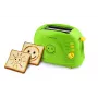 Tostadora eléctrica de mesa ESPERANZA EKT003, 2 rebanadas, 750 W, 7 niveles de tostado, función de descongelación, bandeja recogemigas extraíble, verde