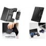 Lector de tarjetas SD/microSD LogiLink CR0049 USB 3.2 Gen 1 con almacenamiento de tarjetas, Negro