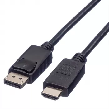 ROLINE cable DisplayPort DP - HDTV, ST/ST, negro, 1,5 m (11.04.5779)