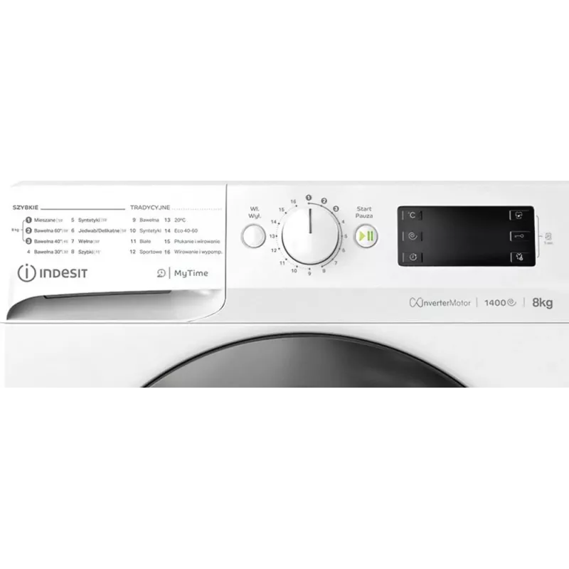 Lavadora INDESIT MTWE81495WBPL 8 kg, 1400 rpm, clase de eficiencia energética B