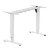 Escritorio con regulación eléctrica de altura ergo office ER-400 W — altura máx. 1160 mm, carga máx. 80 kg